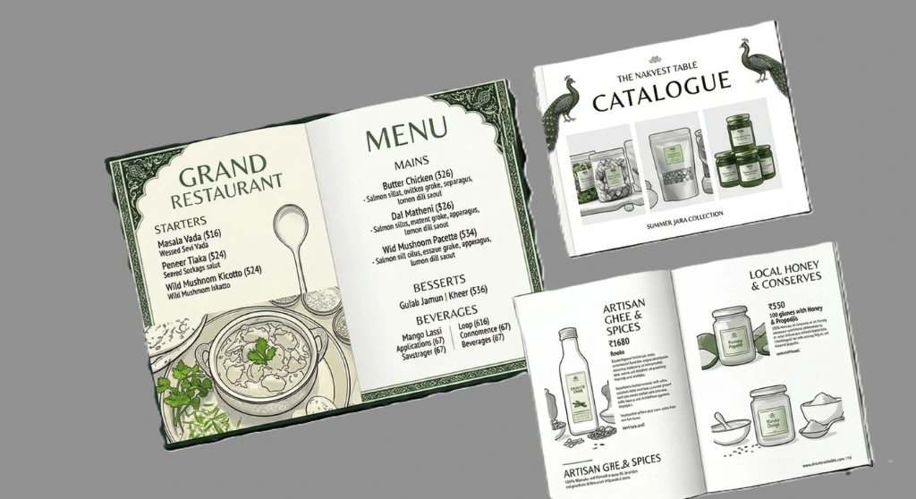 Menu & Catalogue